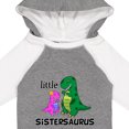 thumbnail image 4 of Inktastic Little Sistersaurus Girls Long Sleeve Baby Bodysuit, 4 of 5