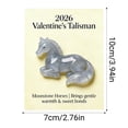 thumbnail image 4 of Moonstone Horse Ornament 2026 Decorative Figurine With Gentle Warmth Symbolism For Home Office Display, 4 of 5