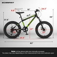 thumbnail image 4 of ​Ambifirner 20 Inch Mountain Bike Shimano 7-Speed Dual-Disc Brake Alloy Bicycle​​, 4 of 9