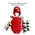 thumbnail image 3 of relayinert Ensemble d'Uniforme de Taekwondo Protection Fiable de Qualité Professionnelle Confortable à Porter Applications Larges Rouge et Bleu Adapté 175-185CM, 3 of 6