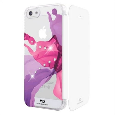 White Diamonds Liquids Booklet Case for Apple iPhone 5/5s (Pink)