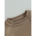 thumbnail image 6 of Infant Toddler Baby Girl Boy Knit Sweater 3M 6M 9M 12M 18M 24M Warm Solid Pullover Sweatshirt Long Sleeve Top Fall Winter Clothes, 6 of 9