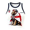 thumbnail image 5 of HUAXUN Women’s England Themed Crop Tank Top, Sleeveless Ribbed Top with Flag Print, Casual Form-Fitting Fan Wear, Breathable Summer Apparel, M-2XL (#017 White,S), 5 of 5