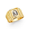 thumbnail image 1 of Solid 14k Yellow Gold Mens Fashion Anniversary Ring Size 11, 1 of 2