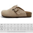 thumbnail image 4 of Zapatillas de suela antideslizante para mujer, zapatillas con hebilla ajustable para interiores y exteriores Wdftyju Tenis De Mujer Tenis De Hombre, 4 of 8