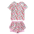 thumbnail image 4 of MuXiKeJi Clothes Girls Summer Swimsuit Color Block Padded Adjustable Strap Tankini Ruched Swimwear Set Two Piece Beach Bathing Suit, 4 of 9