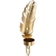 thumbnail image 1 of Candelabro de pared de metal con forma de hoja para velas de té, 1 of 7