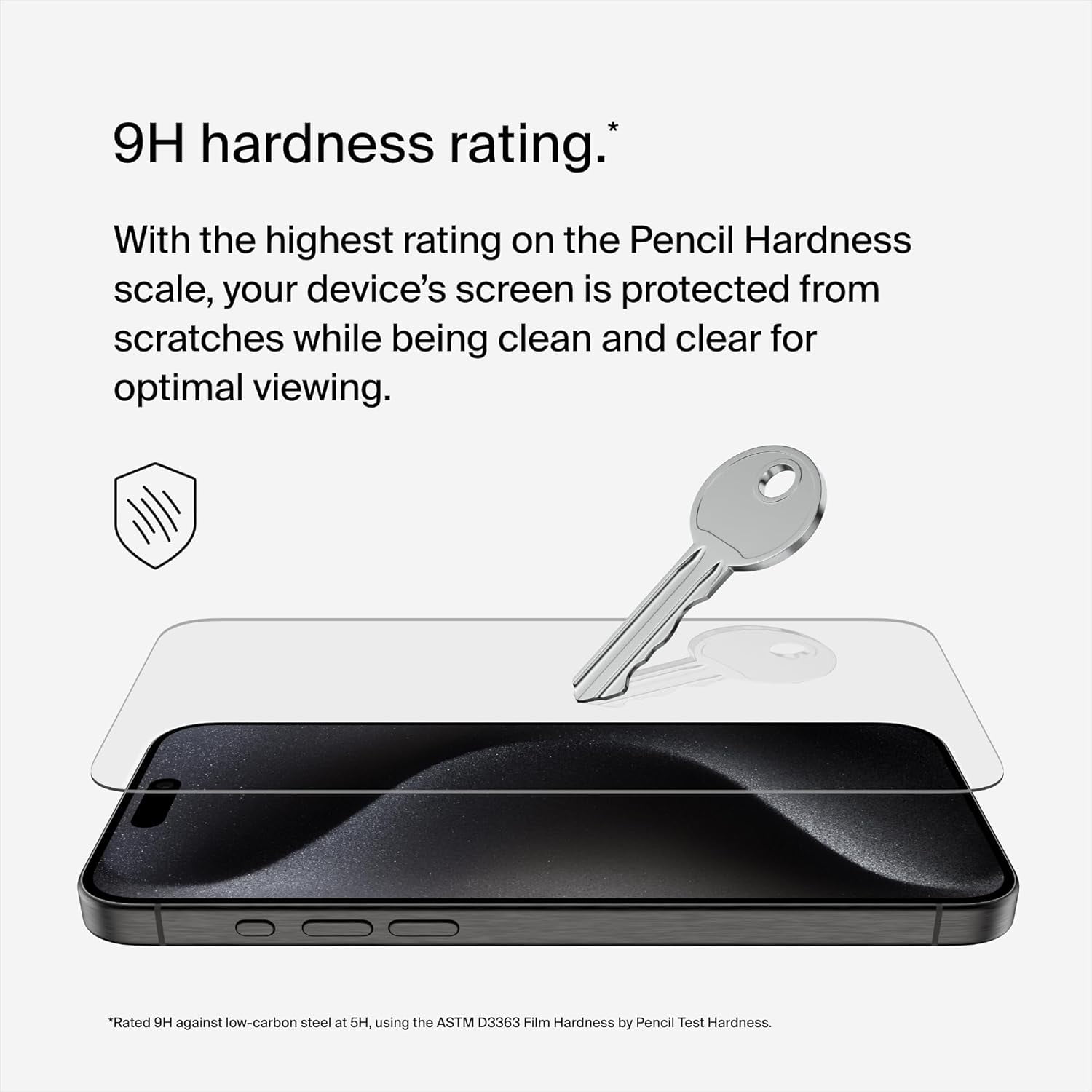 Belkin ScreenForce Tempered Glass Screen Protector iPhone 14 Pro Max photo 3