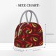 thumbnail image 2 of Balery Hot Chili Bolsa de Almuerzo para Mujeres, Caja de Almuerzo, Bolsa de Almuerzo Pequeña Impermeable, Tote de Almuerzo Reutilizable con Gran Capacidad, 2 of 6