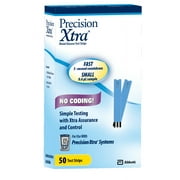 Precision Xtra Blood Glucose Test Strips 50 Count