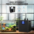 thumbnail image 3 of Ecojoy 79 Gal Aquarium Chiller Water Chiller Hydroponic 1/3 HP Tank Cooler With Remote, 3 of 9