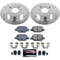 thumbnail image 3 of PowerStop Rear Z23 Evolution Sport Carbon-Fiber Ceramic Brake Pad and Drilled & Slotted Rotor Kit Fits: FIAT Select Models K6292, 3 of 10