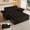 Black, variant on LLappuil Pull Out Sofa Bed Full Size, 65" Loveseat Sofa Convertible Sofa Bed, Chenille Sofa Couch with Small Toptable, Charging Port, Hidden Storage Armrest for Living Room Gray