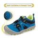 thumbnail image 2 of Zapatos de senderismo Mishansha Low Top Sneakers para niños pequeños 9T azules, 2 of 7