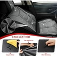 thumbnail image 4 of DIKSOAKR Car Seat Covers for Ford Fusion 2007-2020: 2 Front Seat Waterproof Leather Automotive Seat Protectors - Gray, 4 of 5