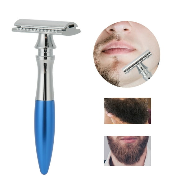 Shaver De Seguridad Retro, Rasuradora Manual De Hombres De Acero Inoxidable, Aerodinámico, Adecuado Para Diferentes Formas De Cara Y Afeitado Del Cuerpo, Para Barberos, Salones