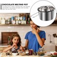 thumbnail image 3 of HLONK Double Boiler Pot Stainless Steel Kitchen Utensil Home Use 1 Set 11Inch, 3 of 7
