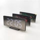 thumbnail image 3 of Dinheiro Reloj despertador digital Reloj electrónico curvo Pantalla grande Reloj LED Reloj espejo Reloj despertador silencioso, 3 of 4