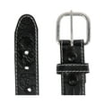 thumbnail image 3 of CTM Boy's Leather Rodeo Tooled Western Belt, 3 of 5