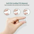 thumbnail image 5 of 8 Sizes Silicone Invisible Clear Ring Size Adjuster Resizer Loose Rings Reducer Ring Sizer Fit Any Rings Jewelry Tools, 5 of 5