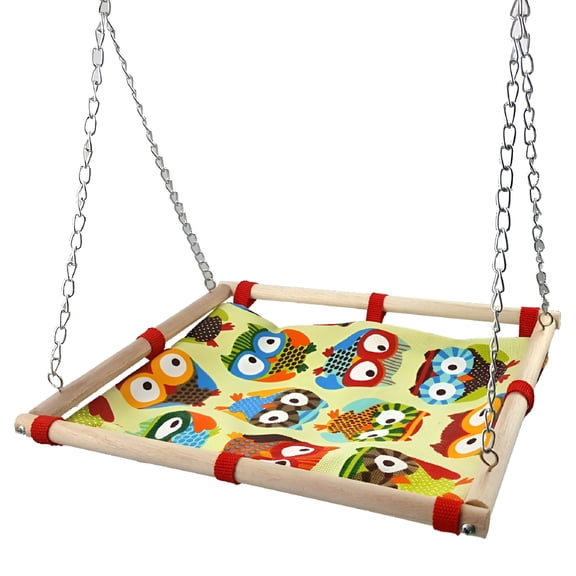 BESTSKY Canvas Pet Hammock Animal Playing Swing Parrot Hanging Sleeping Bed Hammock
