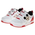 thumbnail image 6 of Disney Mickey Mouse Boys Sneakers. (Toddler Little Kids), White Red, Size: 6, 6 of 10