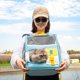 thumbnail image 4 of Mochila transportadora para perros pequeños Gato Mochila transportadora de mascotas para perros pequeños Gato Conejo para senderismo Ciclismo Camping Viajes Uso al aire libre JFHHH pequeña, 4 of 5