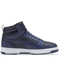 thumbnail image 2 of Tenis Puma Rebound V6 para Hombre 392326-08 azul marino 26.5, 2 of 6