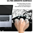 thumbnail image 3 of Black and White Cherry Blossom Gaming Mouse Pad XL，Large Mouse Pad Japanese Sakura Death Life Mouse Mat Desk Pad, Extended Stitched Non-Slip Rubber Edges Mousepad 31.5 X 11.8 Inch, 3 of 6