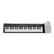 thumbnail image 4 of Teclado electrónico portátil de 49 teclas Piano enrollable manual para niños principiantes (plata), 4 of 12