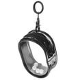 thumbnail image 1 of Bolsa transparente para exhibición de muñecas, bolsa de PVC de alta transparencia con llavero y bola de pompón para figuras coleccionables, minibolsa transparente para muñecas, 1 of 5
