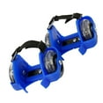 thumbnail image 3 of MasteelfCA 1 Paire de Patins à Roulettes pour Enfants à Talon de Roue Légers Réglables Patins à Roulettes pour Enfant Accessoires pour Plaisir en Plein Air (Bleu), 3 of 7