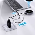 thumbnail image 3 of Estación de Acoplamiento 8 en 1 USB C Hub con Pantalla Digital Inteligente, HDMI 4K@60Hz, Puertos USB 3.1 10Gbps, Lector de Tarjetas SD/TF, Adaptador Multipuerto Tipo C para MacBook Pro, iPad y Lapto, 3 of 9