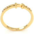 thumbnail image 3 of Sagittarius Zodiac Sign Diamond Ring In Solid 14k Yellow Gold, 3 of 6