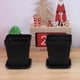 thumbnail image 3 of EeaseMX Juego de 3 macetas gruesas cuadradas de plástico para suculentas (cada una con 3 cuencos cuadrados pequeños y bandejas negras)., 3 of 8