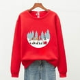 thumbnail image 4 of MIUOWANP Women's Long Sleeve Tops Christmas Fashion Women's Casual Long Sleeve Printed Ladies Sweatshirts Tops, 4 of 4