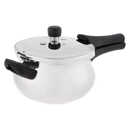 Deluxe Stainless Steel Mini Handi Pressure Cooker, 3.3-Liter