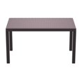 thumbnail image 6 of Compamia Orlando 55" Wickerlook Patio Dining Table in Brown, 6 of 6