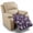 Butterfly Deep Violet, variant on ZIATUBLES Underwater Sea Turtle Reef Print Recliner Chair Slipcover, Anti-Slip Washable Furniture Protector for Reclining Couch Seat Cushion, Pet Dog Cat Friendly Living Room Decor Accessory