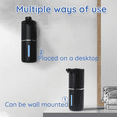 thumbnail image 6 of Liquid Soap Dispenser, Automatic Soap Dispenser,400ml Automatic Soap Dispenser Touchless, for Bathroom, Kitchen,Hotel,1 * Soap Dispenser 1 * USB Cable,Black, 6 of 8