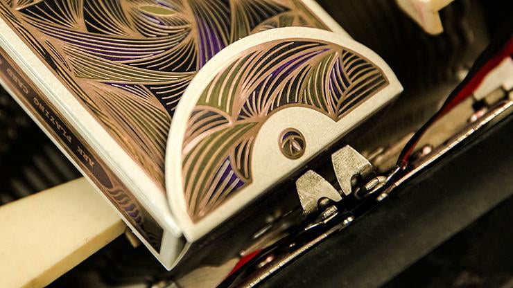 Reminisce Green Retro Standard by Ark Playing Cards