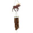 thumbnail image 1 of Moose Silhouette Bamboo Wind Chime, 1 of 1