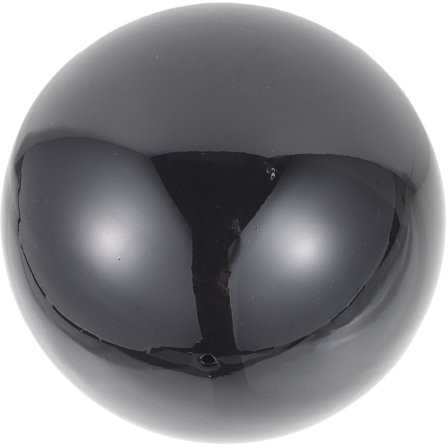 AURARMLET Stainless Steel Gazing Ball Reflective Gazing Globe Black 1Pack