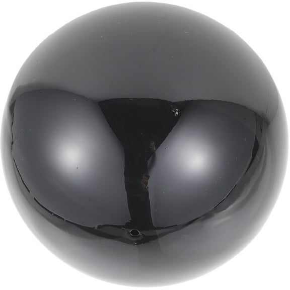 AURARMLET Stainless Steel Gazing Ball Reflective Gazing Globe Black 1Pack