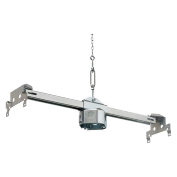 FBRS420SC-1 Steel Fan and Fixture Fan Mounting Box for Suspended Ceiling, 70-pound capacity, Metallic, 1-Pack