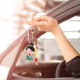 thumbnail image 4 of Lindos llaveros kawaii para niñas, llavero de anime con figuras de dibujos animados de mujeres, llavero colgante, accesorio para coche, bolso, monedero, dije, 4 of 8