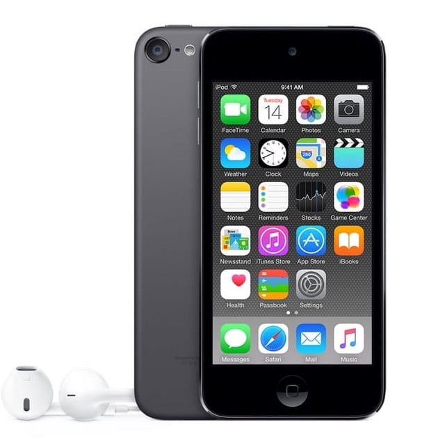 Apple iPod Touch 6.ª Generación Reacondicionado, 128 GB, Gris Espacial, MKWU2LL/A (Reacondicionado)