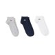 thumbnail image 1 of Medias Lacoste Unisex Paquete de 3, Tobilleras, Gris Jaspe/Azul Marino/Blanco, 1 of 2
