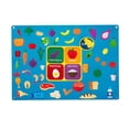 thumbnail image 3 of -Tablero de fieltro para narración de cuentos, juguetes sensoriales, decoración de habitación, tablero de fieltro DIY, tablero de actividades de jugue Verdura Baoblaze Juguetes de tablero de fieltro, 3 of 7