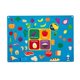 thumbnail image 3 of Tablero de fieltro de pared Material didáctico Juguetes sensoriales Tablero de franela de pared Tablero ocupado Portátil para niñas en edad preescolar Verdura Hugo Juguetes de tablero de fieltro, 3 of 7